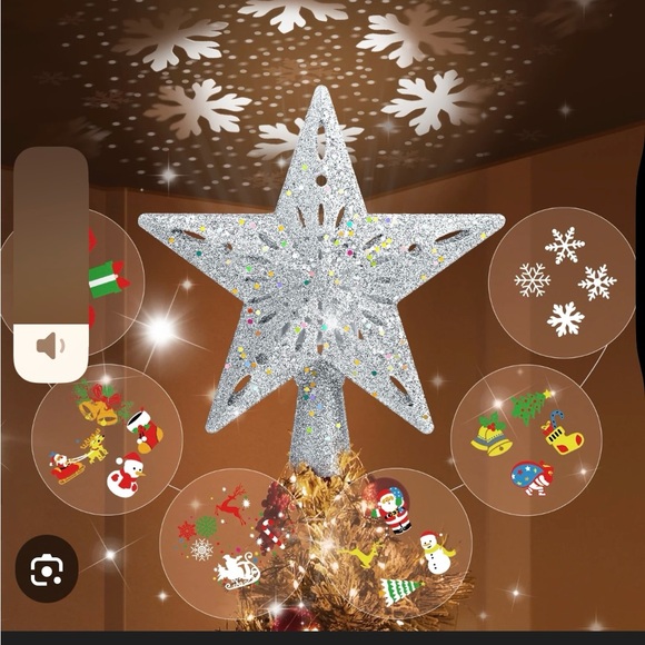 Silver Star Tree Topper - Picture 3 of 4